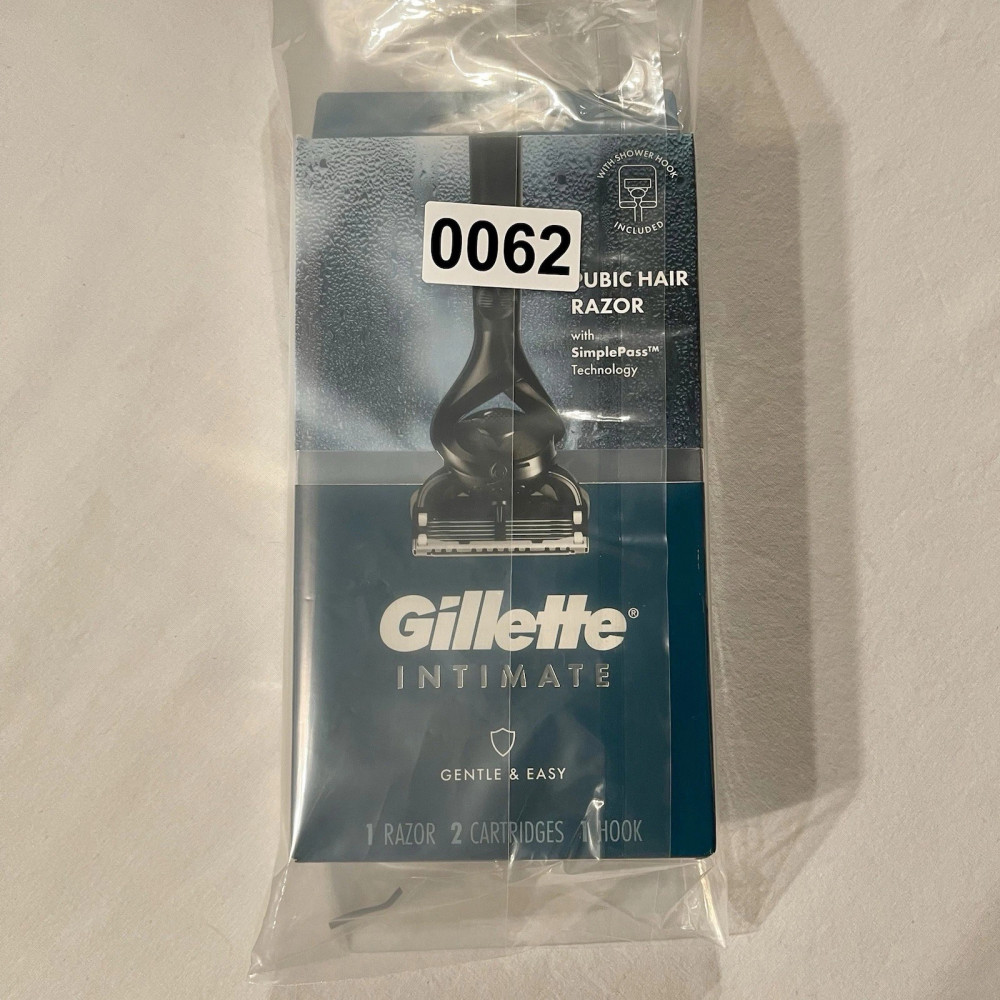 Чоловічий бритва для інтимних зон Gillette Intimate станок 2 лезвія підставка