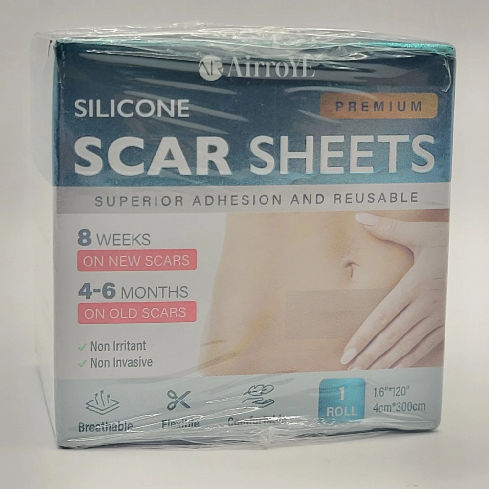 AirroYE silicone scar patch 4 cm × 300 cm 1 roll