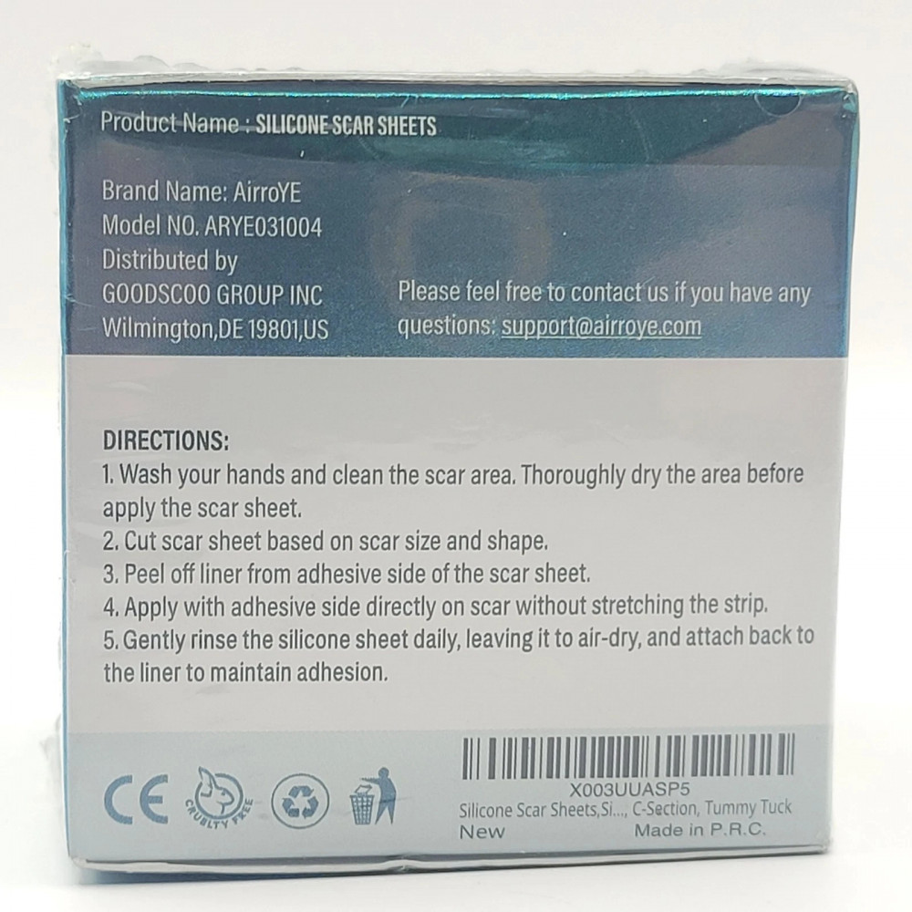 AirroYE silicone scar patch 4 cm × 300 cm 1 roll