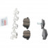 Bosch BC1354 front axle disc brake pads for Toyota Lexus Scion Pontiac
