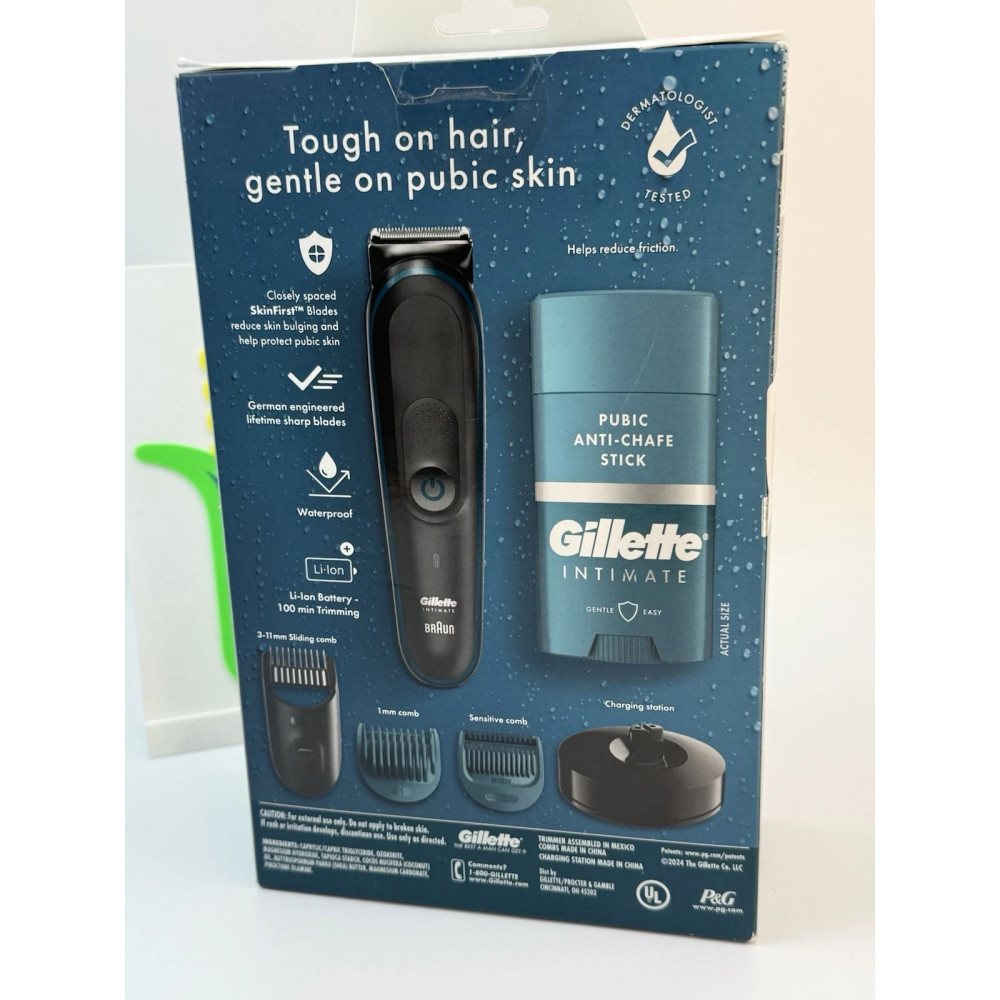 Бритвенный набор для интимной зоны Gillette Intimate Body Groomer 6 предметов