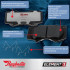 Raybestos EHT1354H Element3 rear brake pad set for Lexus Toyota Scion Pontiac