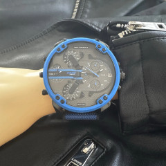 Годинник наручний Diesel DZ7434 Mr. Daddy 2.0 чоловічий синій