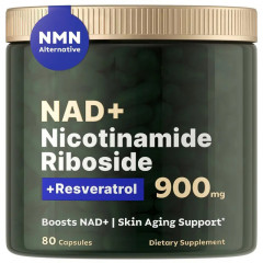 Dietary supplement for increasing energy and youth NAD+ Liposomal Nicotinamide Riboside Complex 80 capsules