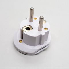 Adapter for euro standard socket 1500W white