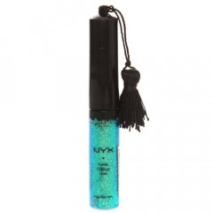 Жидкая подводка для век с блестками NYX Candy Glitter Liner оттенок 07 Blue 10 мл