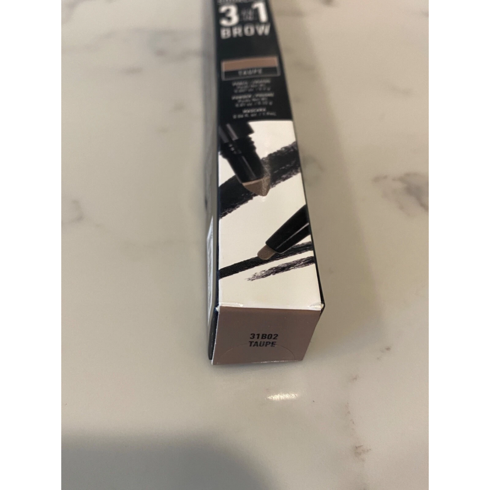 Многофункциональный карандаш для бровей NYX 3-в-1 Sourcils 31B02 Taupe с тушью и пудрой