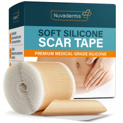 Набор для лечения рубцов Nuvadermis Advanced Scar Gel 50 мл и Soft Silicone Scar Tape 4×300 см