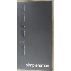 Simplehuman ST3052 stainless steel touch mirror 8 inches with backlight and 5x magnification