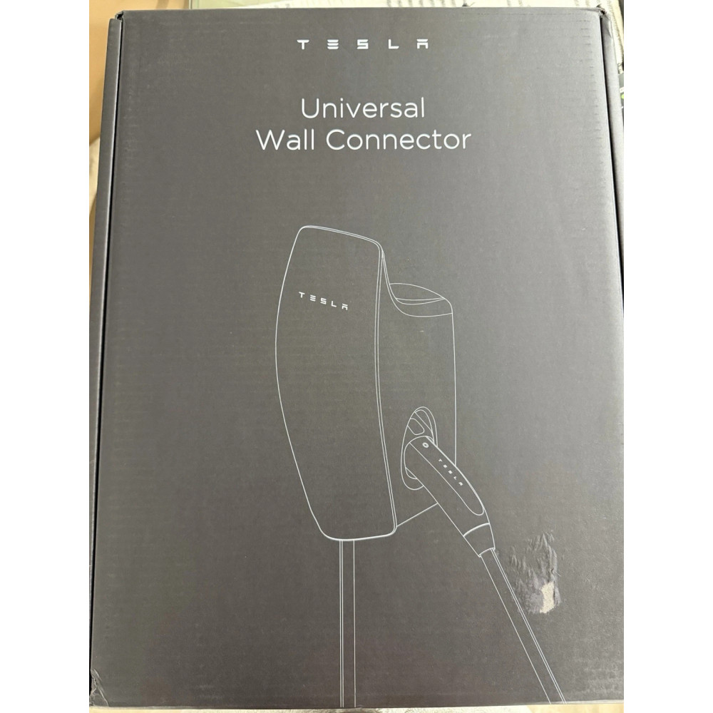 Tesla Universal Wall Connector 48 Amp White Wall Charger