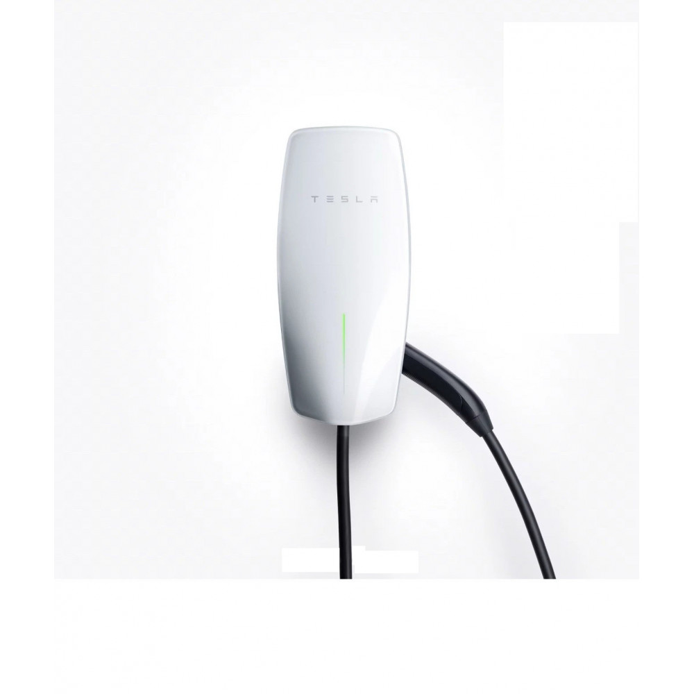 Tesla Universal Wall Connector 48 Amp White Wall Charger
