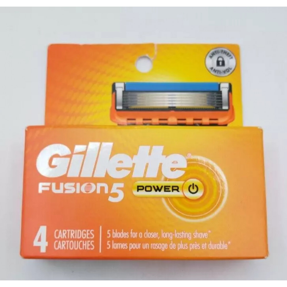 Gillette Fusion5 Power razor with 5 cartridges