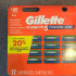 Бритвені касети Gillette ProGlide упаковка 12 штук