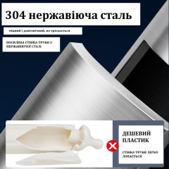 Пневматичний очищувач засмічень з комплектом насадок 7 в 1