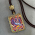 Yamantaka pendant-amulet protection of spiritual strength and courage