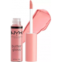 Блеск для губ с эффектом сияния NYX Butter Gloss Crème Brulee BLG05 карамельно-розовый 8 мл