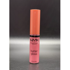 NYX Butter Gloss Tiramisu BLG07 pink-beige lip gloss with shine effect, 8 ml