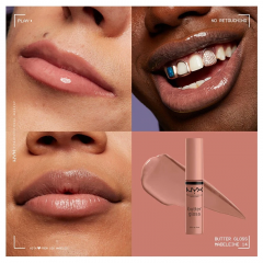 NYX Butter Gloss Madeleine BLG14 Nude 8 ml Lip Gloss with Shine Effect