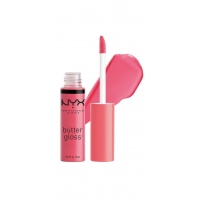NYX Butter Gloss Cupcake BLG18 Pink Coral Lip Gloss with Shine Effect, 8 ml