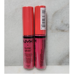 NYX Butter Gloss Cupcake BLG18 Pink Coral Lip Gloss with Shine Effect, 8 ml