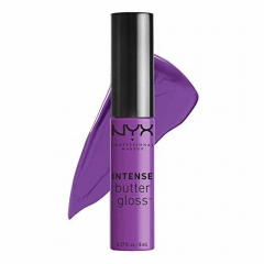 NYX Cosmetics Intense Butter Gloss Berry Strudel IBLG02 Purple Lip Gloss 8 ml