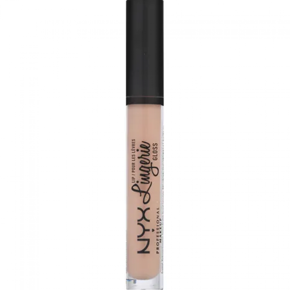NYX Professional Makeup Lip Lingerie Shy LLG02 Peach Pink Nude Moisturizing Lip Gloss 8 ml