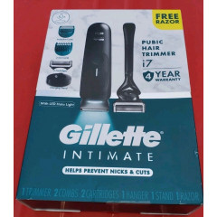 Тример для інтимної гігієни Gillette Intimate i7 з 2 насадками і бритвою