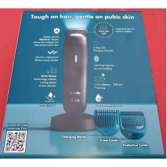 Тример для інтимної гігієни Gillette Intimate i7 з 2 насадками і бритвою