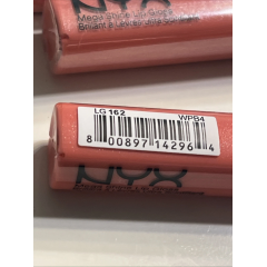 Блиск для губ з дзеркальним фінішем NYX Mega Shine Lip Gloss Nude Peach LG162