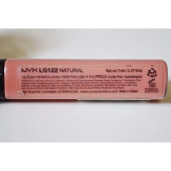NYX Mega Shine Lip Gloss Natural LG122 with a mirror finish