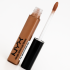 NYX Mega Shine Lip Gloss Hot Fudge LG114 with a mirror finish