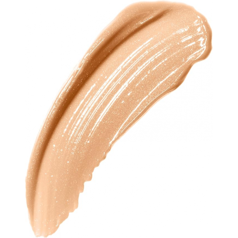 NYX Mega Shine Lip Gloss Frosted Beige LG112 with a mirror finish