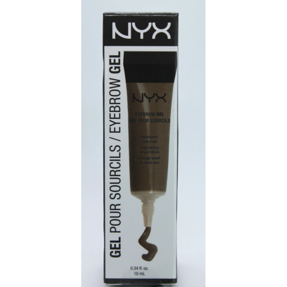 NYX Eyebrow Gel Chocolate EBG02 Coloured Waterproof Fixing Gel 10 ml