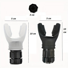 Портативный дыхательный тренажёр для спорта Fitness Trainer регулируемый белый