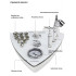 Beemyi Diamond Dermabrasion WD-102 White Microdermabrasion and Skin Rejuvenation Device