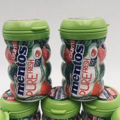 Mentos Pure Fresh chewing gum with watermelon flavor, 7 cans, 350 pieces