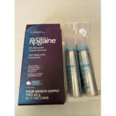 Rogaine Women's 5% therapeutic foam for hair growth and strengthening, 4-month course, 2 bottles of 60 g each