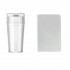 Transparent silicone stamp for manicure and stamping with a 2.8 cm lid and scraper