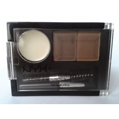 Набір для укладання брів NYX Eyebrow Cake Powder ECP02 dark brown з воском і тінями
