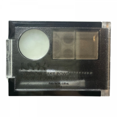 Набір для укладання брів NYX Eyebrow Cake Powder ECP02 dark brown з воском і тінями