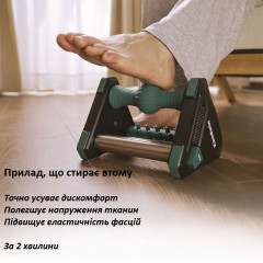 Масажер для стоп Kandwin 3-в-1 з охолодженням і роликами зелений