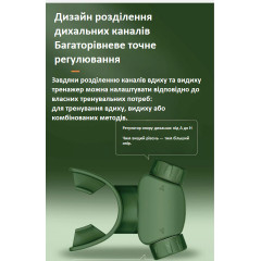 Тренажер для розвитку дихальних м'язів BreaThru регульований бежевий