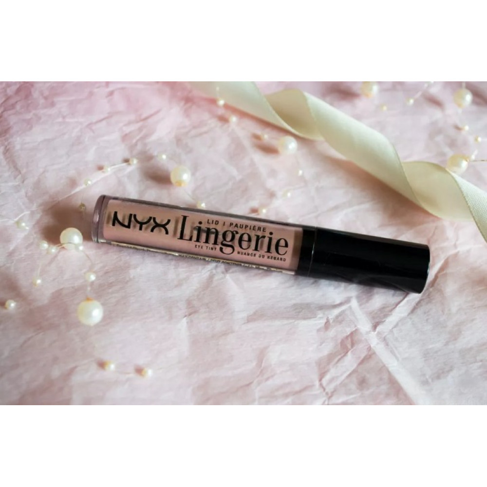 Перламутровые жидкие тени-тинт для век Nyx Lid Lingerie 4 мл rose pearl LIDLI02