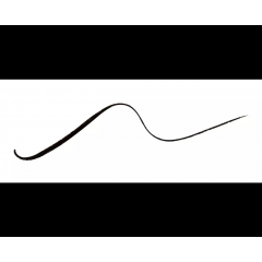 Nyx The Curve Jet Black TC01 0.4 ml matte black felt-tip eyeliner