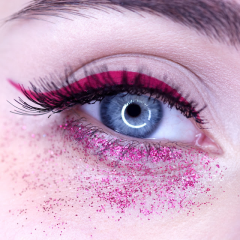 Глітерна пудра для макіяжу NYX Professional Glitter Red GLI09