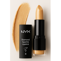 Перламутрова помада для губ Nyx Diamond Sparkle DS20 Sparkling Gold 4,2 г золотистий