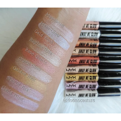 NYX Away We Glow AWG03 Golden Hour Cream Highlighter with Applicator, 6.8 ml