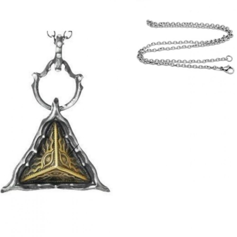 Eye of the Mountain pendant with anchor chain TD-395
