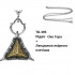 Eye of the Mountain pendant with anchor chain TD-395