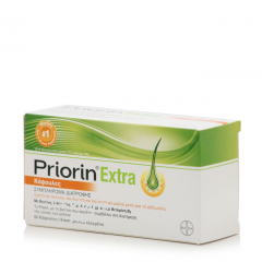 Капсулы для укрепления и роста волос Priorin Extra 60 штук